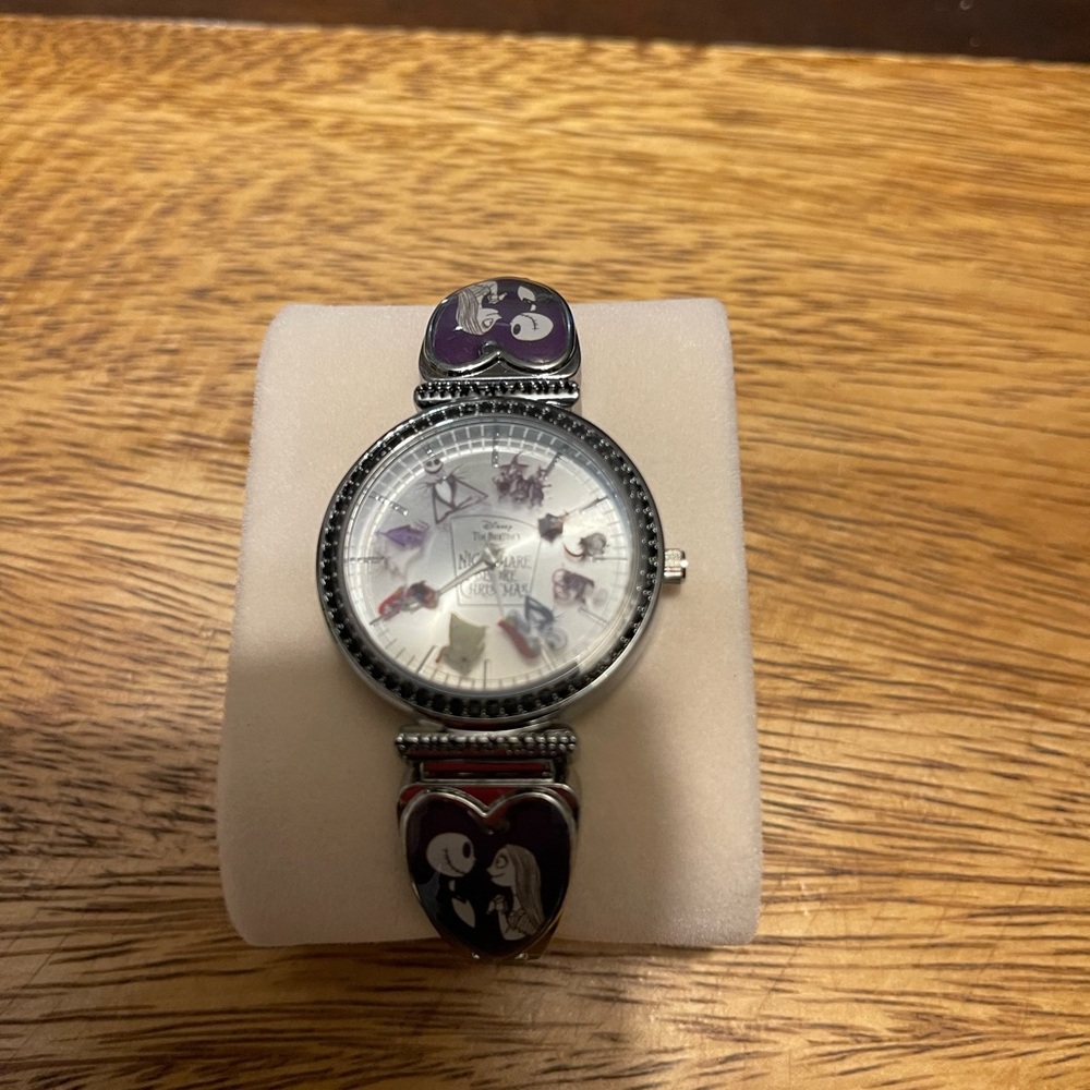The Bradford Exchange Purple and Silver Women's Watch